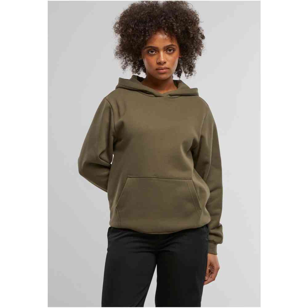 Urban Classics - Loose Brushed Fleece Kapuzenpullover/hoodie - Olivgrün